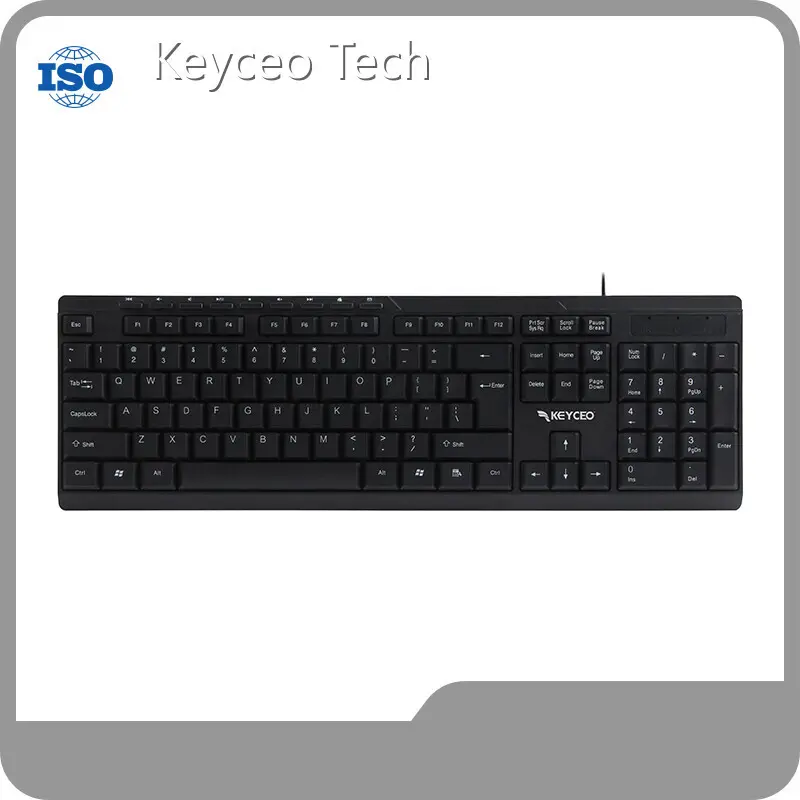 Quality Keyceo Brand 440*141*27mm Support All the Languange Best Wired Keyboard for Office Use 1