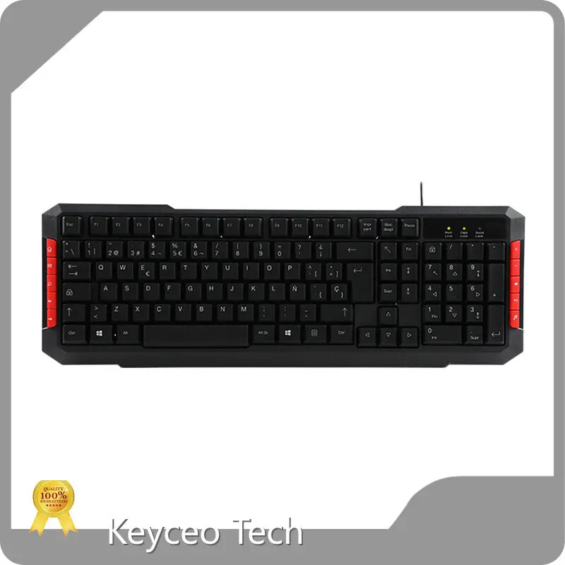 Keyceo Best Wired Keyboard for Office Use 402*150*21mm USB 1