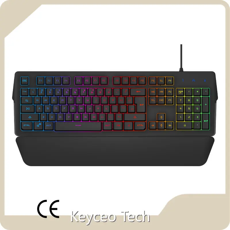 Keyceo Brand Cheap Membrane Gaming Keyboards Factory Support All the Languange 1