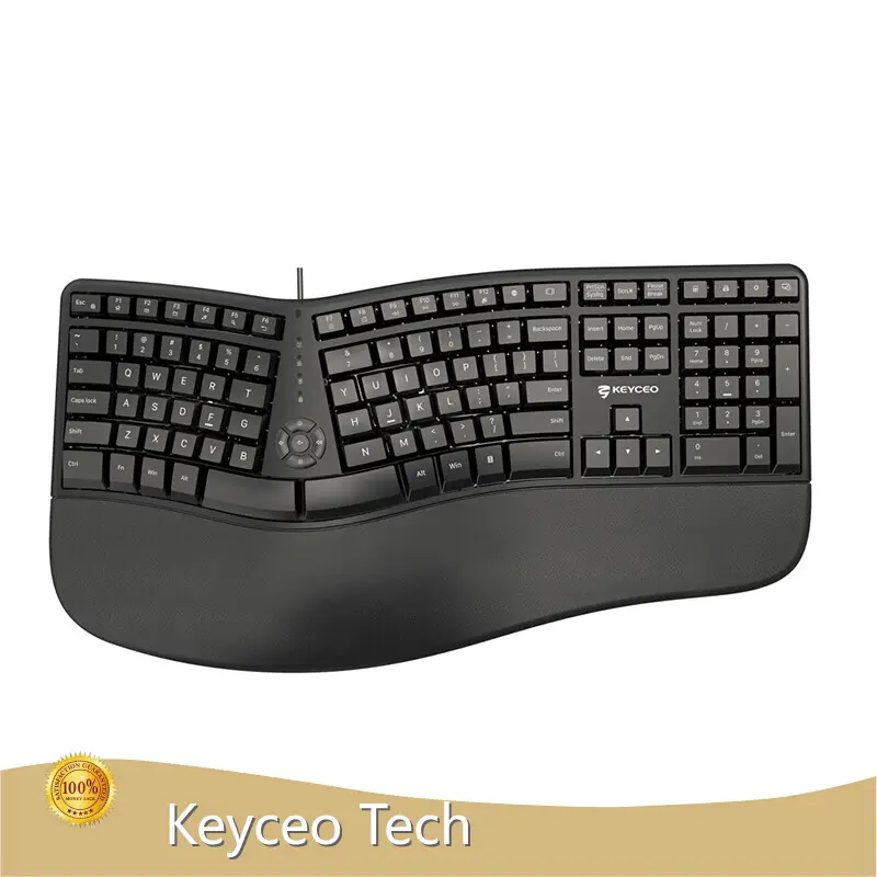 Wrist Rest for Ergonomic Keyboard Win-lock 625±5g Keyceo Brand Wrist Rest for Ergonomic Keyboard 1