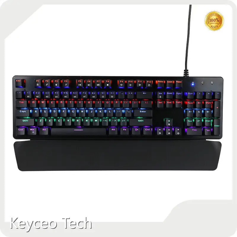 Best Gaming Keyboard Manufacturer Keyceo Brand 443*200*32mm USB Receiver 104 Keys Manufacture 1