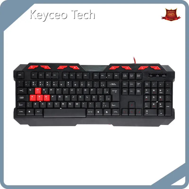 Quality Keyceo Brand Office Wired Keyboard402*150*21mm 1