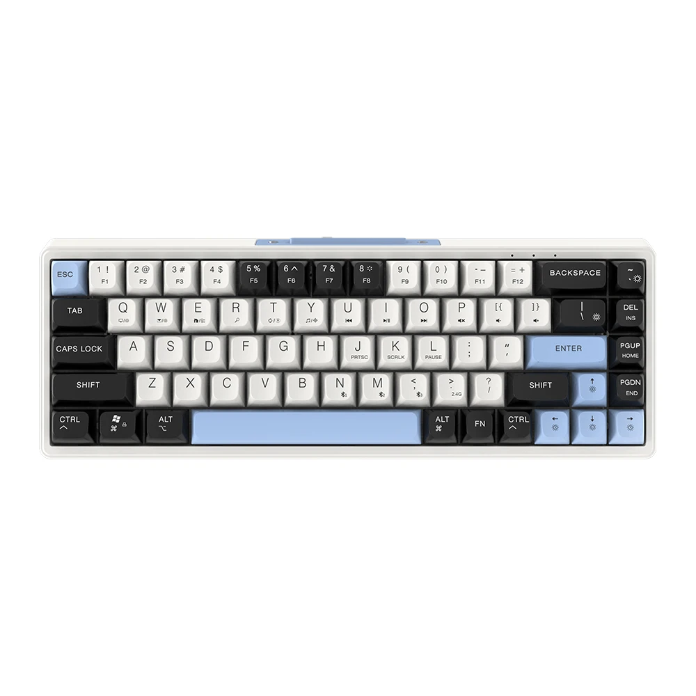 KY-MK111 Tastiera meccanica al 60% Mini BT + 2.4G + USB Tastiere da gioco wireless retroilluminate RGB portatili Retroilluminazione a LED Produttore di fabbrica 1