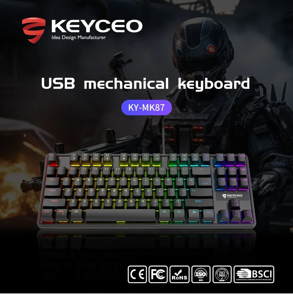 OEM Keyboard Bulk Buy KY-MK87 Keyceo 3