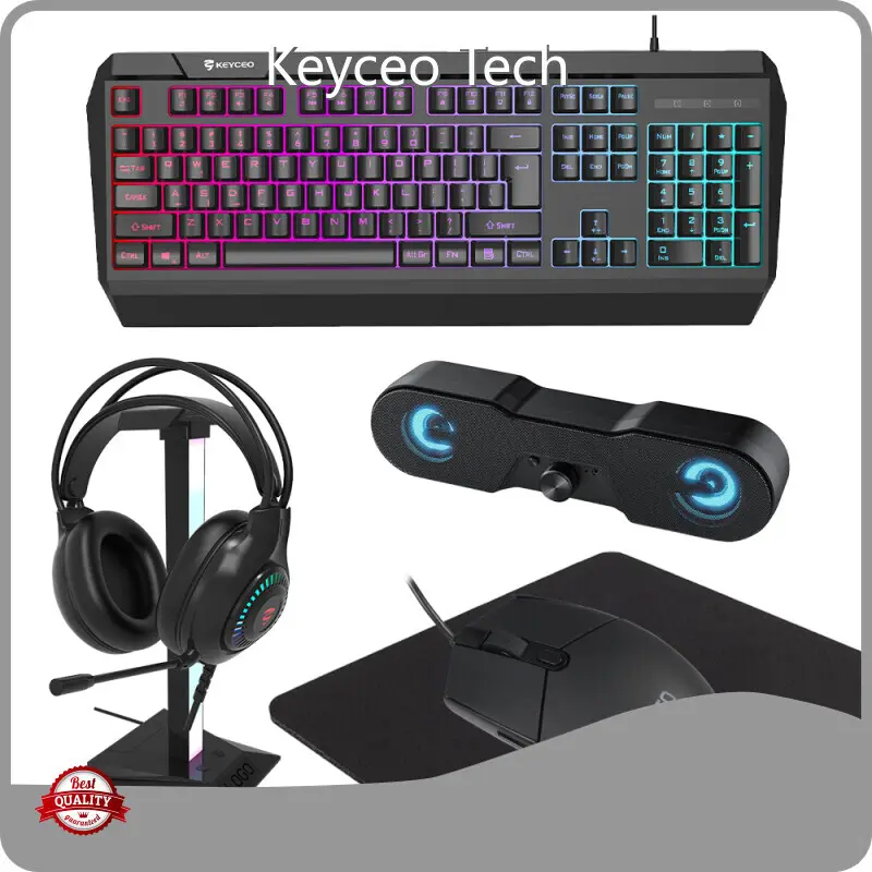 Gaming Keyboard and Mouse and Headset Combo 1200-1800-2400-3600DPI Europe Keyceo Brand 1