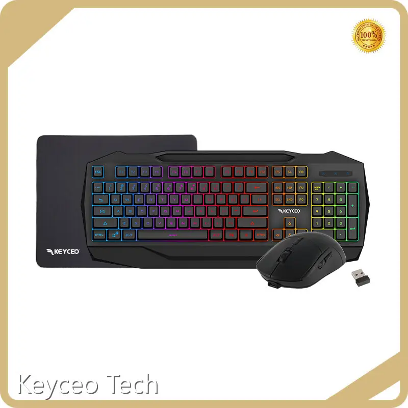 Wholesale Best Gaming Keyboard and Mouse Combo 2020 Keyceo Brand RGB KY-7100 1