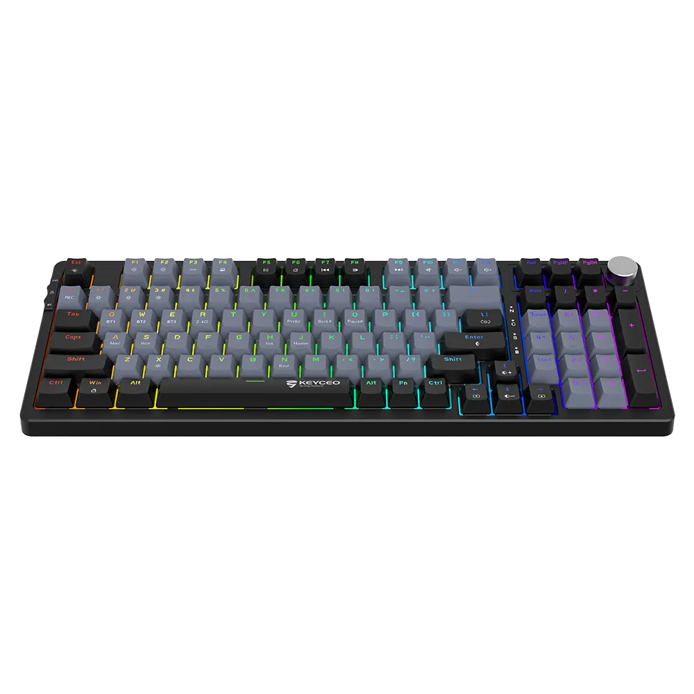 OEM Mechanical Keyboard Keyceo Brand 2.4G+BT+USB RGB 6