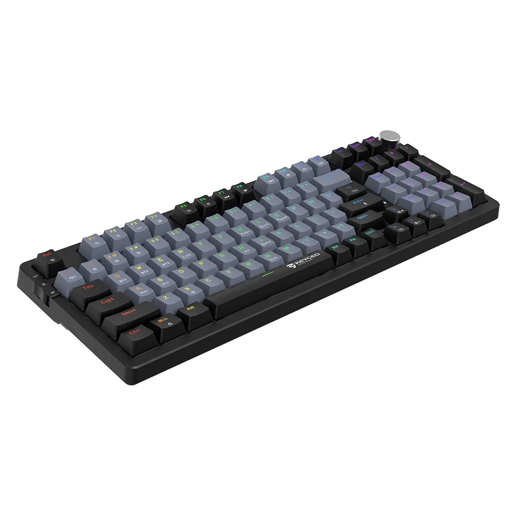 OEM Mechanical Keyboard Keyceo Brand 2.4G+BT+USB RGB 8
