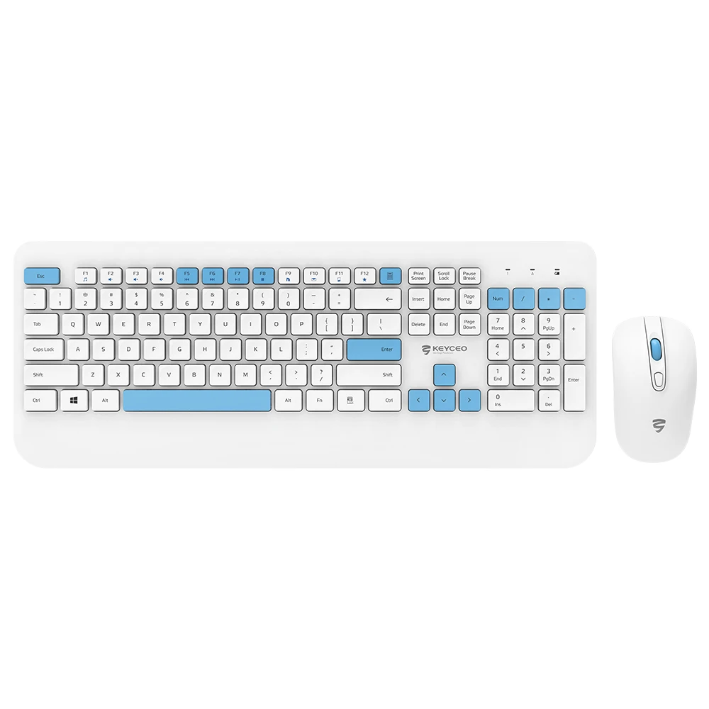 KY-4830 promotion smooth exquisite keyboard Office Gift Wireless ergonomic office mouse and keyboard combo For Desktop gift set 1