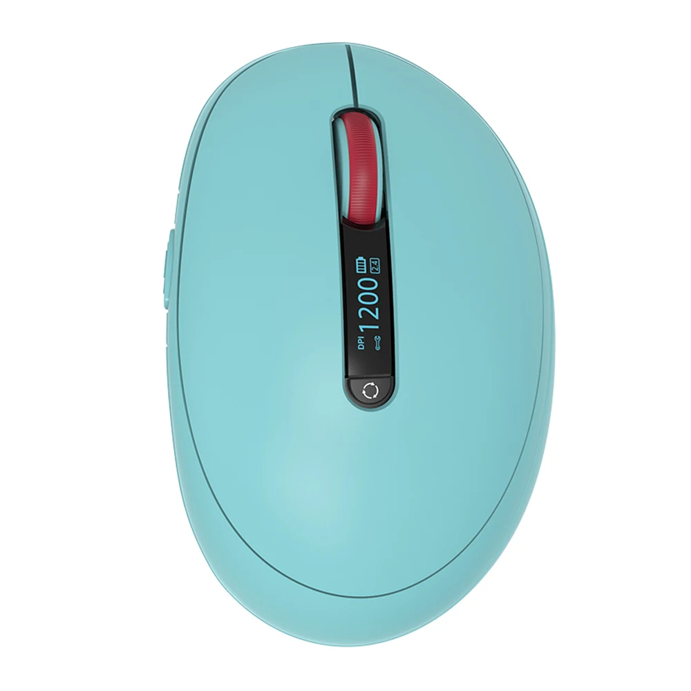 KY-M640WBRS Computer Mouse wireless ricaricabile Multi-dispositivo 500mAh Bluetooth e modalità 2.4G Mouse ergonomico silenzioso Mouse personalizzato da ufficio 1