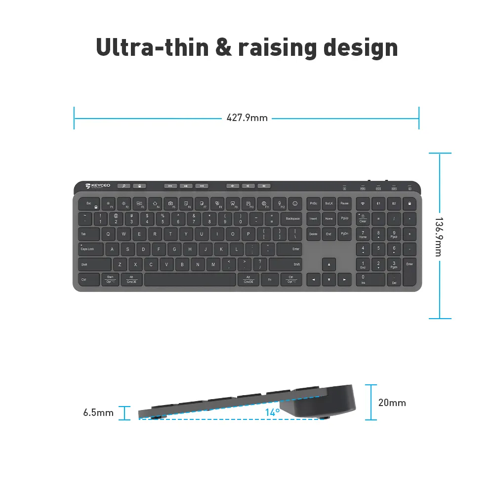 Keyceo Brand OEM Mechanical Keyboard Supplier-6 8