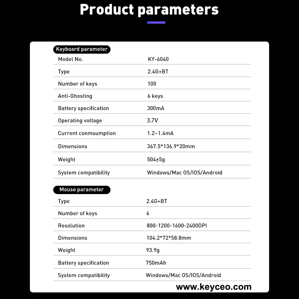 OEM Keyboard English - - Keyceo 10