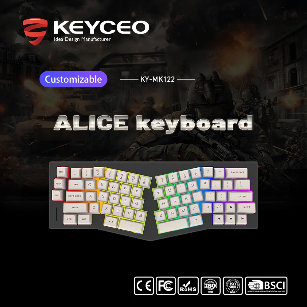 Hot Best Mechanical Keyboard Manufacturers DIY Mechanical Keyboard Keyceo Brand 2