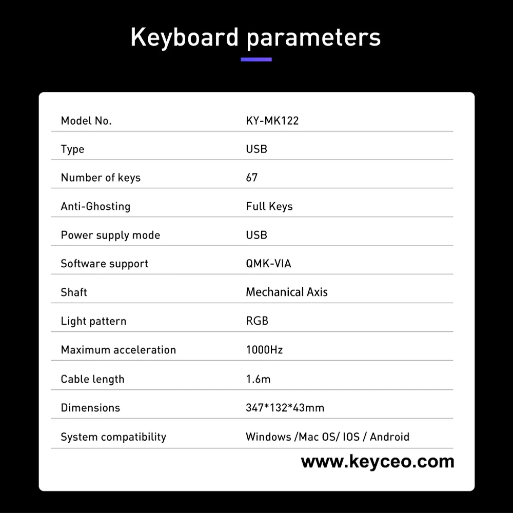 Hot Best Mechanical Keyboard Manufacturers DIY Mechanical Keyboard Keyceo Brand 10
