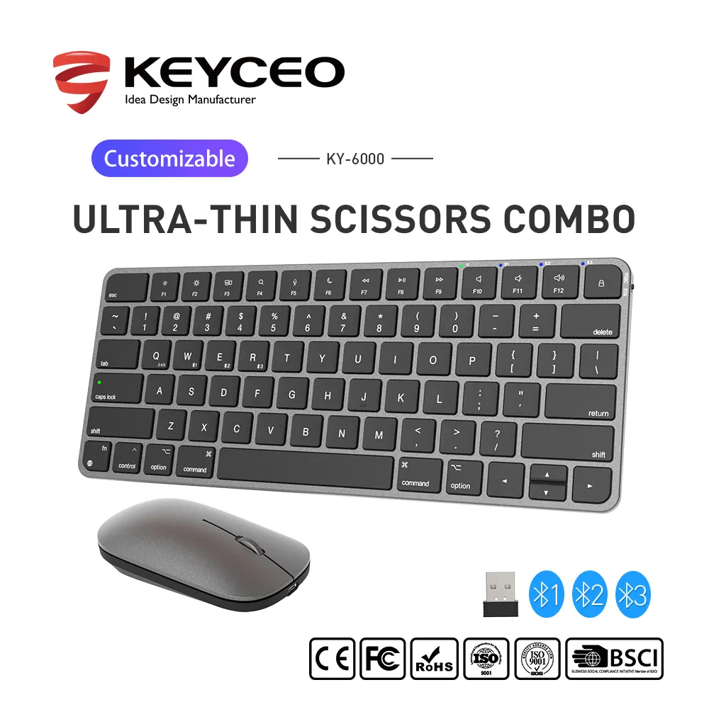 OEM Mechanical Keyboard Keyceo Brand English 282*117*11.5mm 4