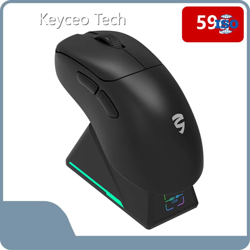 OEM Mouse Pad Manufacturer Keyceo 2.4G+USB+BT 1