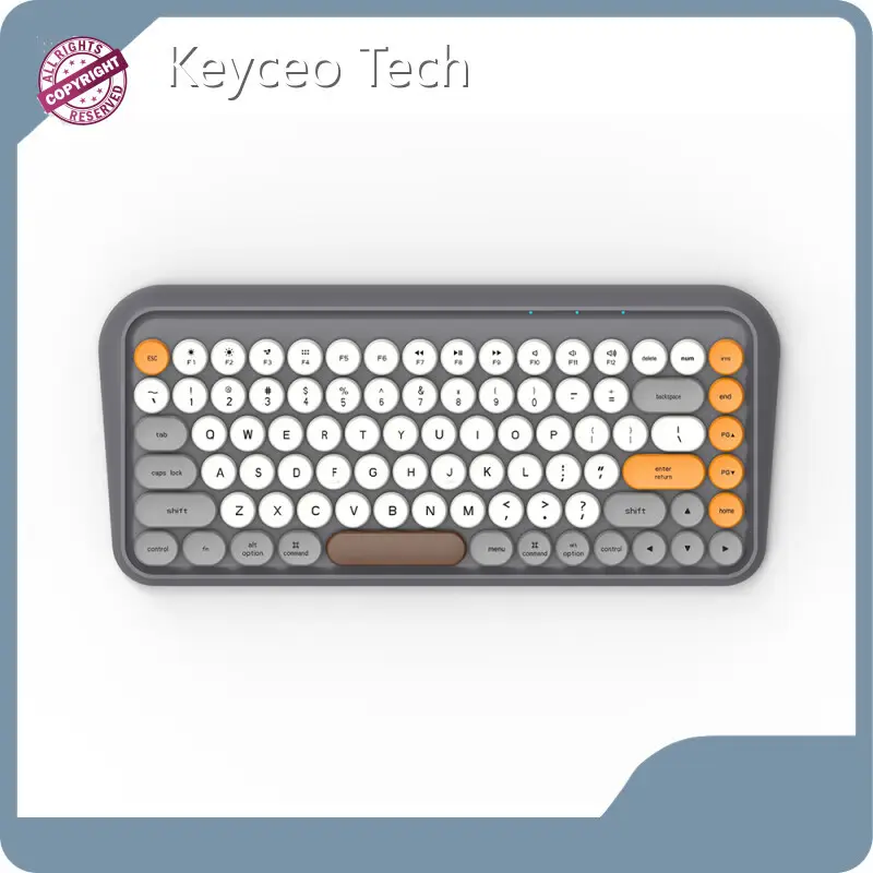 Best Wireless Keyboard for Office White by Keyceo 1