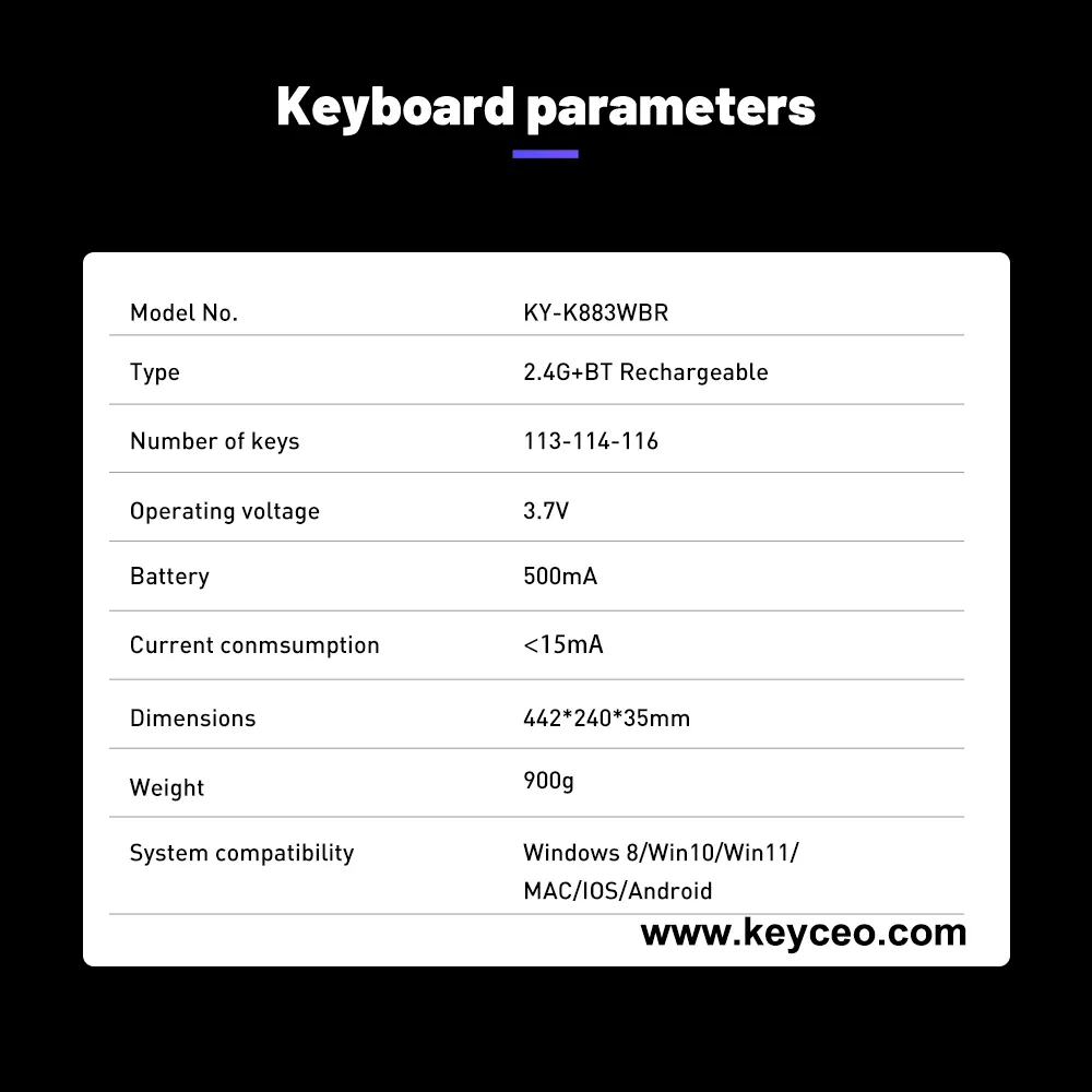 Oem Mouse English - - Keyceo-1 9