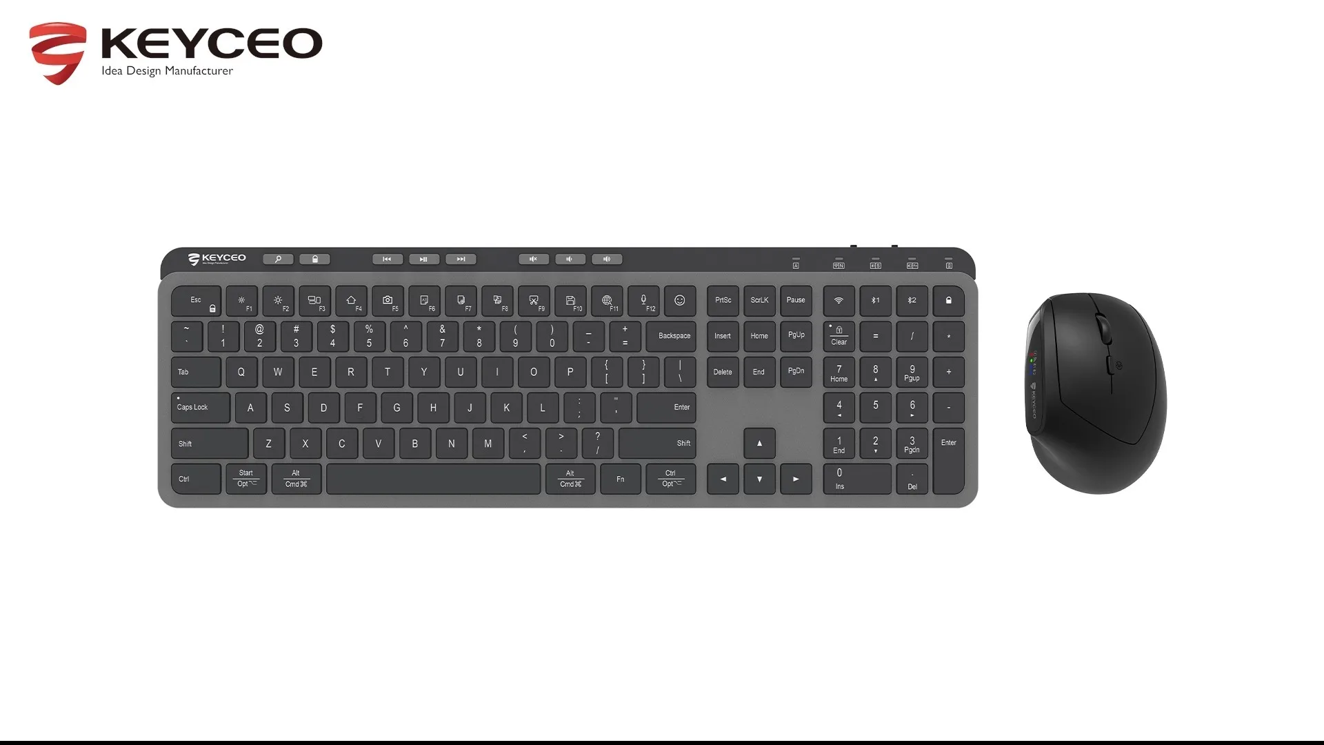 KY-6030 Laptop tablet pc wireless ergonomic keyboard and mouse Scissor-type structural design rechargeability  for Office 1