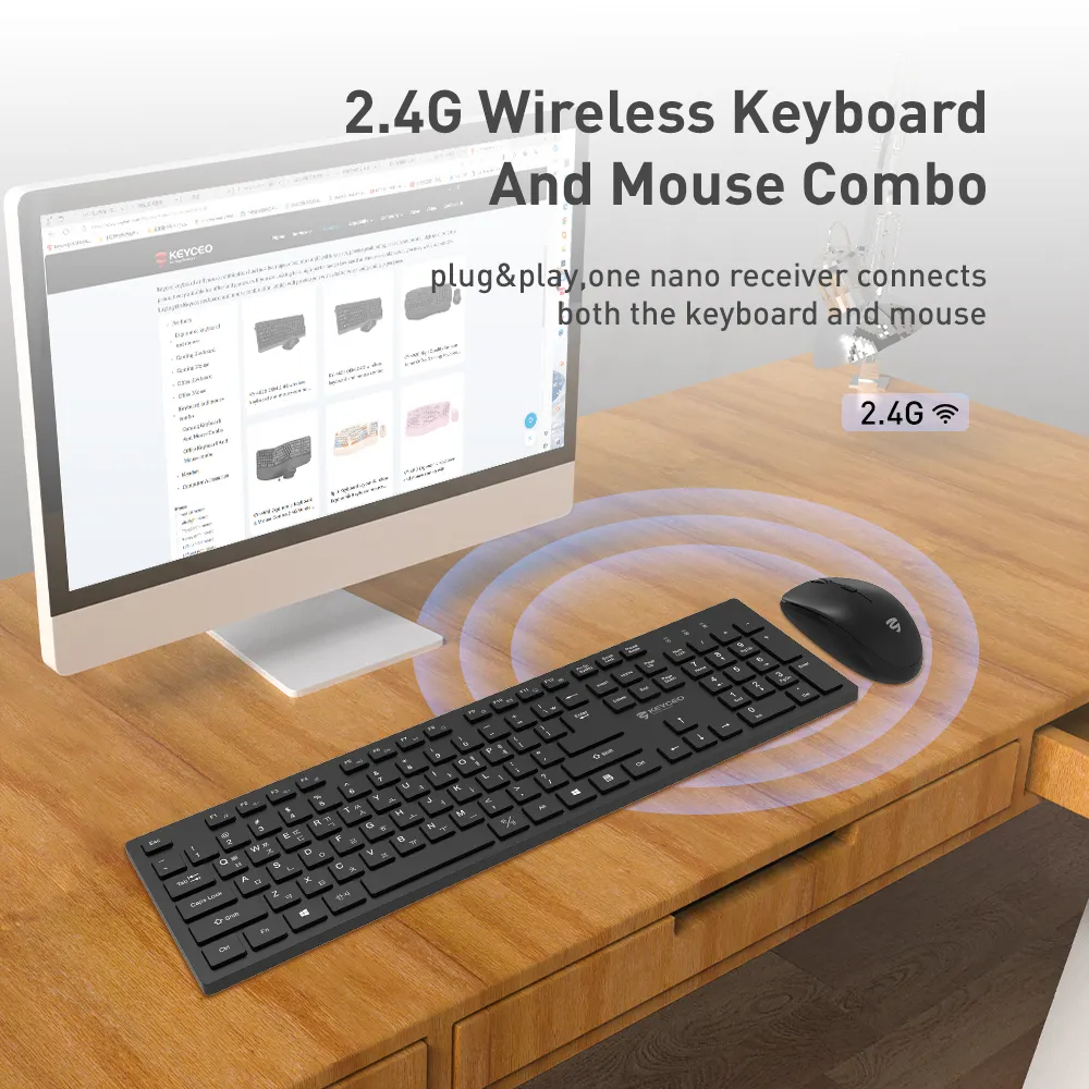 Gaming Keyboard and Mouse Combo KY-4410-HW - - Keyceo 7