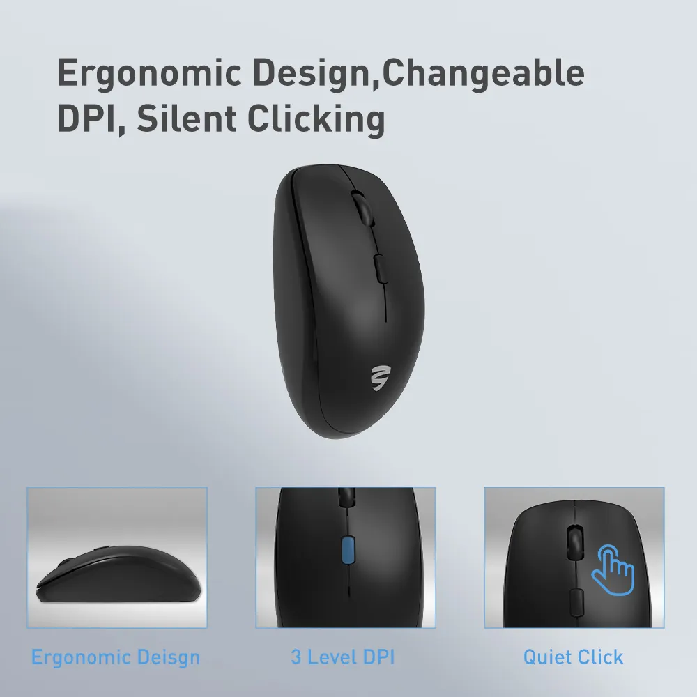 Best Keyboard and Mouse Combo 2.4G OFFICE COMBO - - Keyceo 7
