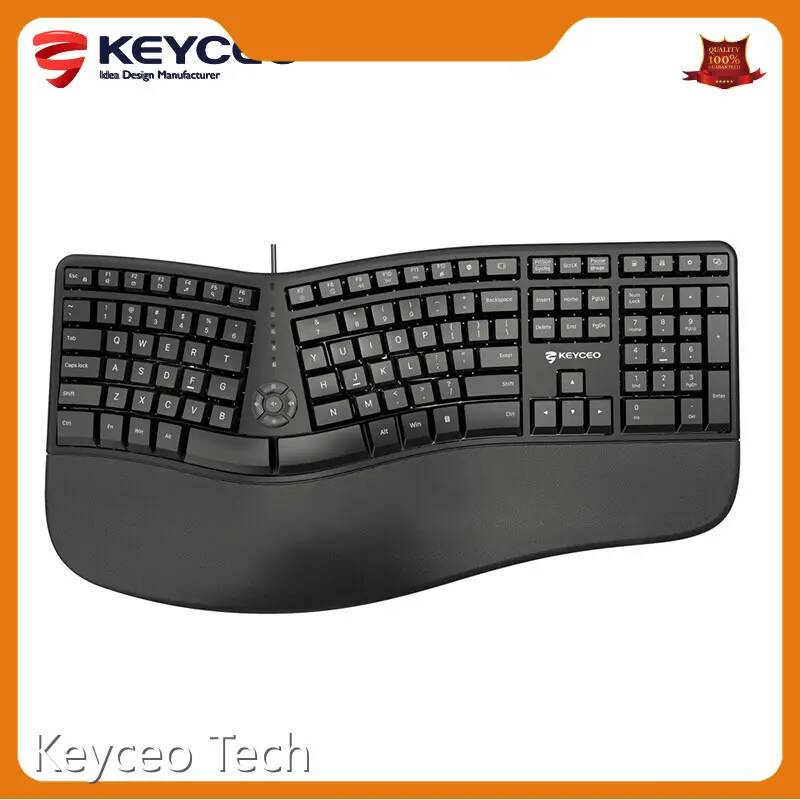 Ergonomic Low Profile Keyboard USB - - Keyceo 1