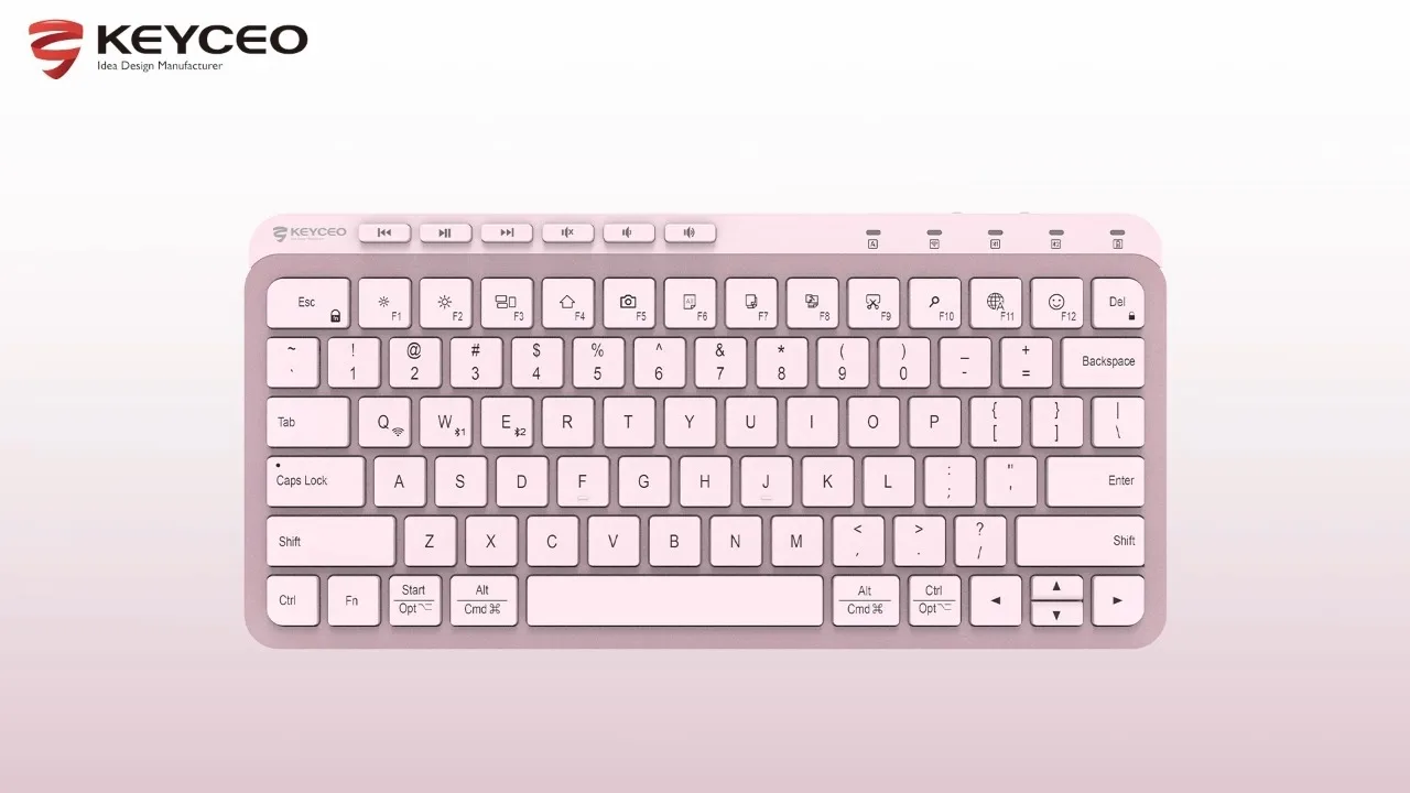 Bureau sans fil Bluetooth 2.4G, fournisseur de clavier à Structure en ciseaux KY-X260 1
