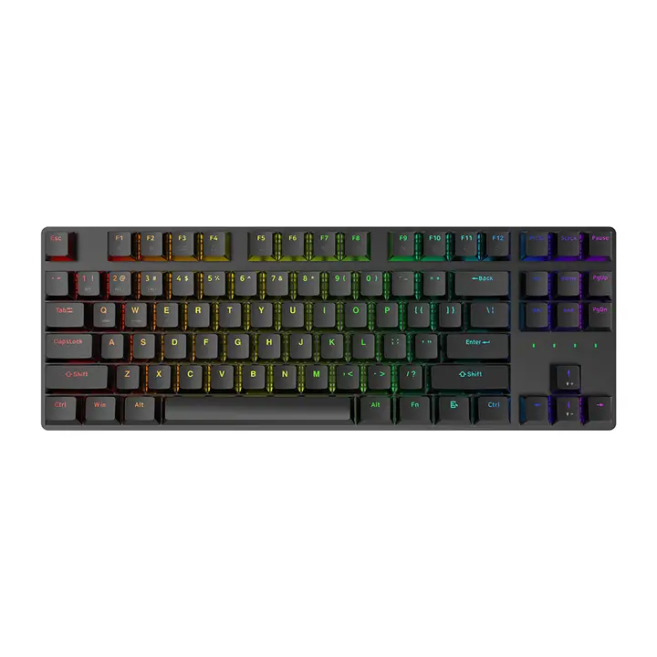 ゲーミングキーボード　メカニカル式カスタム美品X80 Amazon | ZIYOULANG T60 ゲーミングキーボード メカニカルキーボード