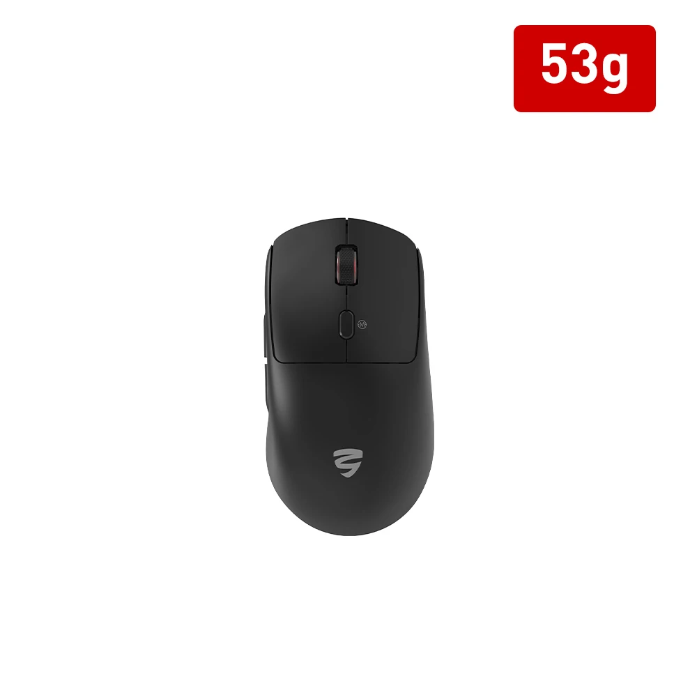 Souris de bureau légère de conception ergonomique, KY-M791WBR 53G, taux d'interrogation de 1000Hz pour les meilleurs joueurs 1