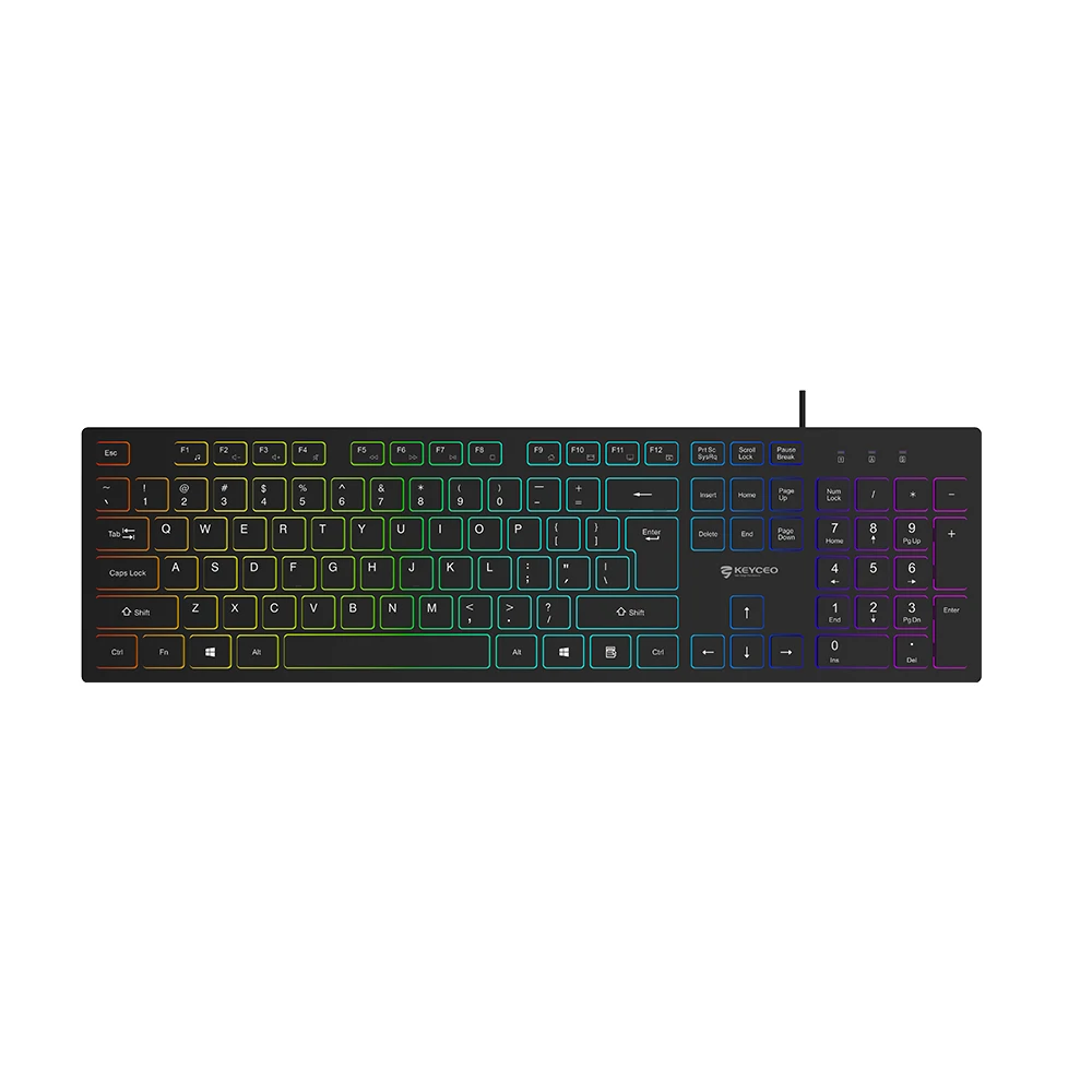 KY-K838 Customize global language versions Optimized responsiveness and effortless tactile design office keyboard for computer pc 1