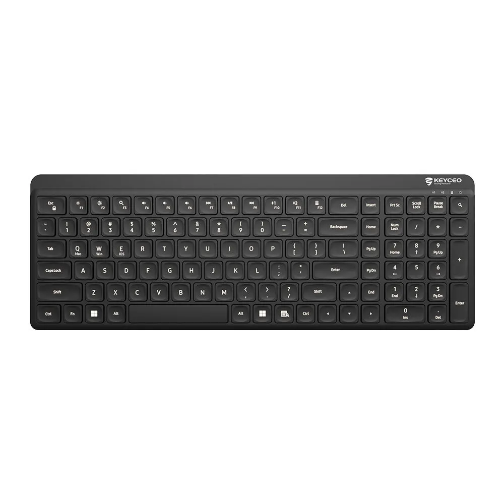 KY-K875WBR Teclado silencioso de doble modo con diseño ultra-slim Sithing sin esfuerzo Protección de baterías 1