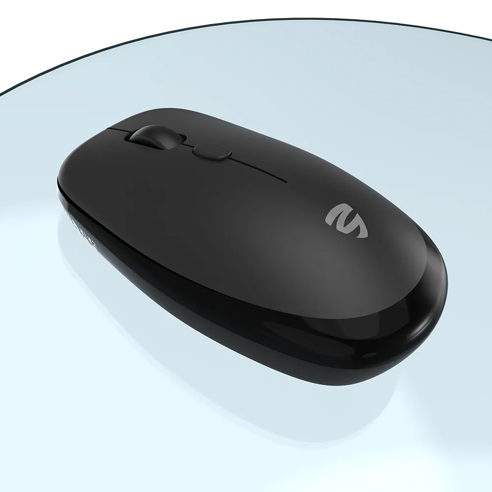 KY-M792 Wireless Maus-Bluetooth und 2,4 GHz Dual-Modi wieder aufladbare TOG-Sensor-Glas-Tracking für PC iPad Laptop 1