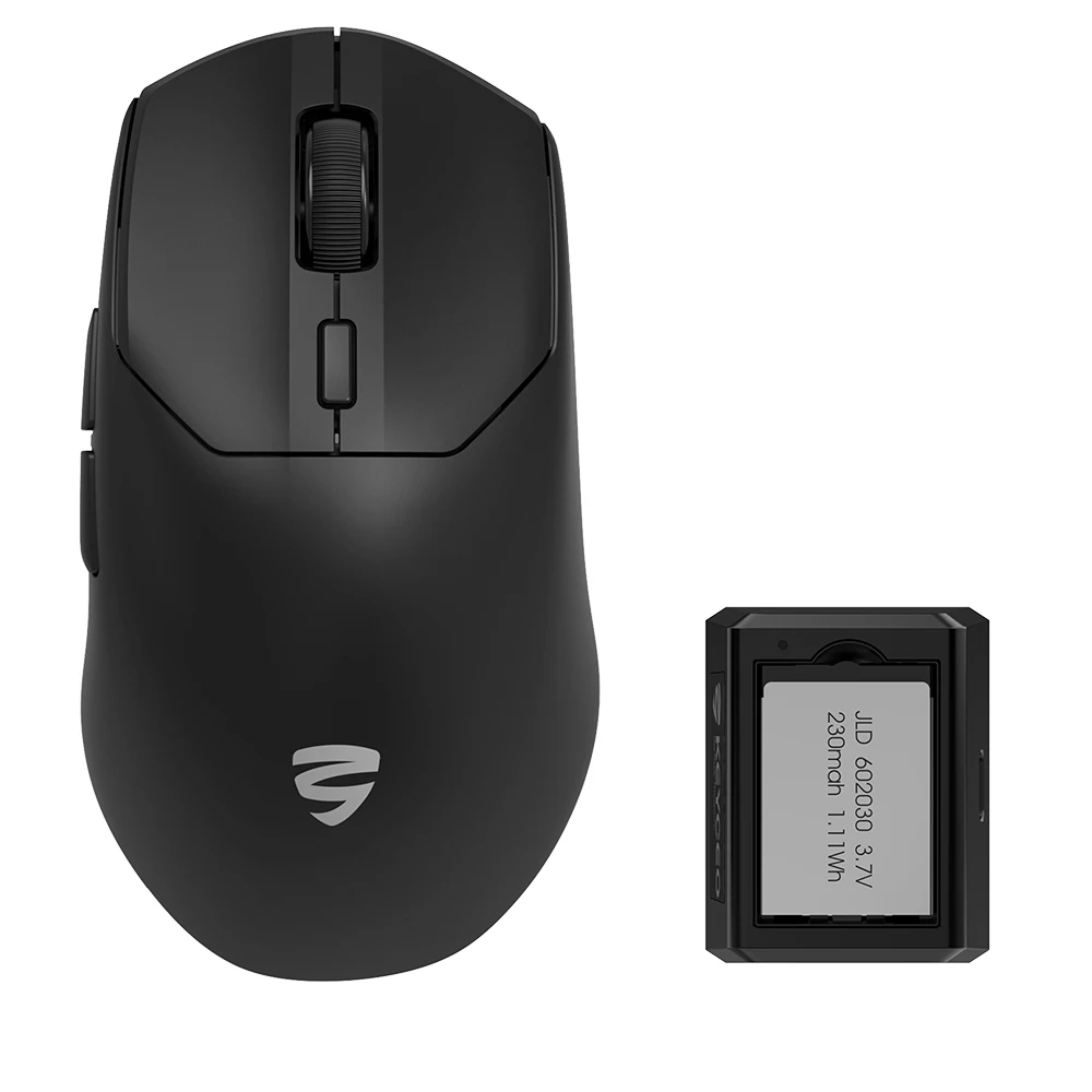 KY-M690WBR 26000DPI Tri-Mode Wireless Gaming Mouse with PAW3395 Sensor Replaceable battery for environmental sustainability 1