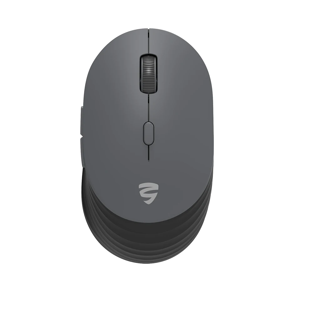 ماوس لاسلكي KY-M828 مزود ببطارية قابلة للاستبدال ومستشعر عالي الدقة وفأرة متعددة الأجهزة لأجهزة الكمبيوتر المحمولة وأجهزة iPad وMacBook (أسود) 1