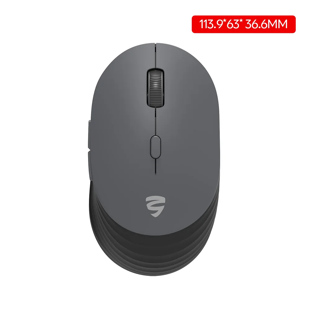 KY-M829 Wireless Replaceable battery mouse with Ergo design Supports 4 DPl levels for Laptop/Windows/Computer - Black 1