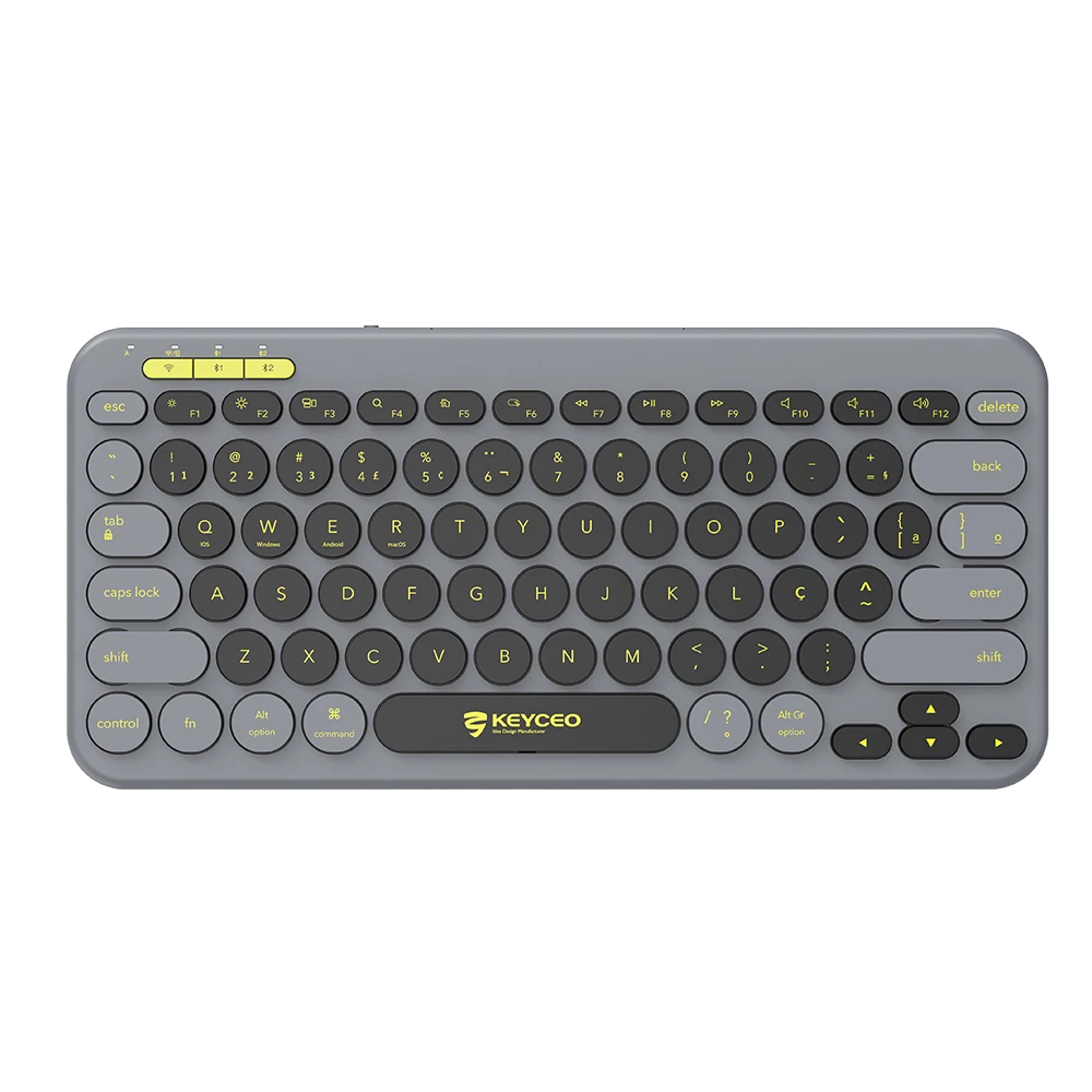 KY-X212 2.4G+BT nůžková klávesnice s podporou přepínání více zařízení Kulaté klávesy Kombinace kláves FN zvyšují produktivitu v domácí kanceláři 1