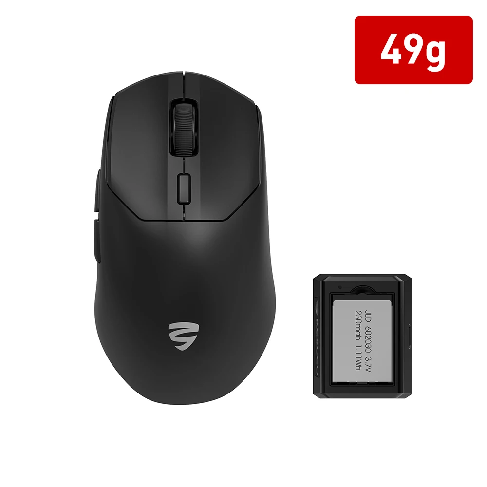 KY-M690WBR 26000DPI Tri-Mode Wireless Gaming Mouse with PAW3395 Sensor Replaceable battery for environmental sustainability 1