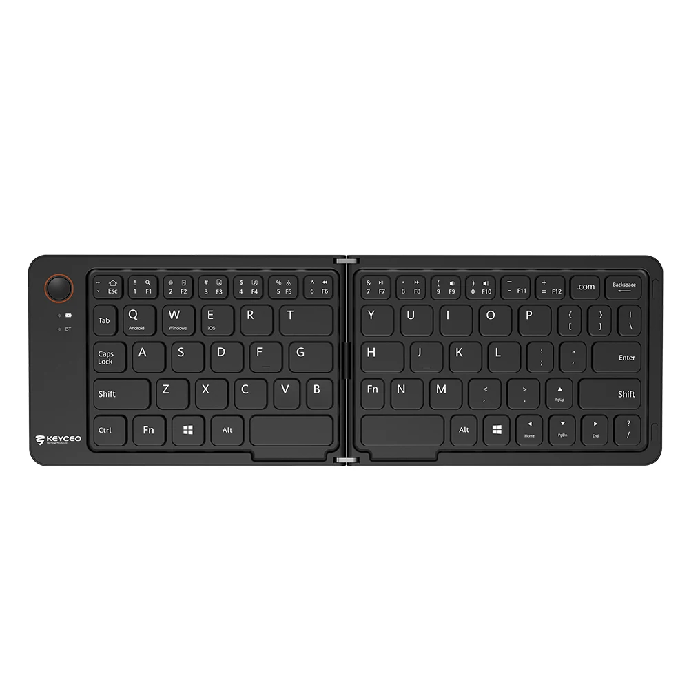 Tastiera Bluetooth pieghevole, tastiere pieghevoli portatili wireless per viaggi, supporta fino a 3 dispositivi per iPad, iPhone, MacBook, Android, Windows, laptop, tablet, PC 1
