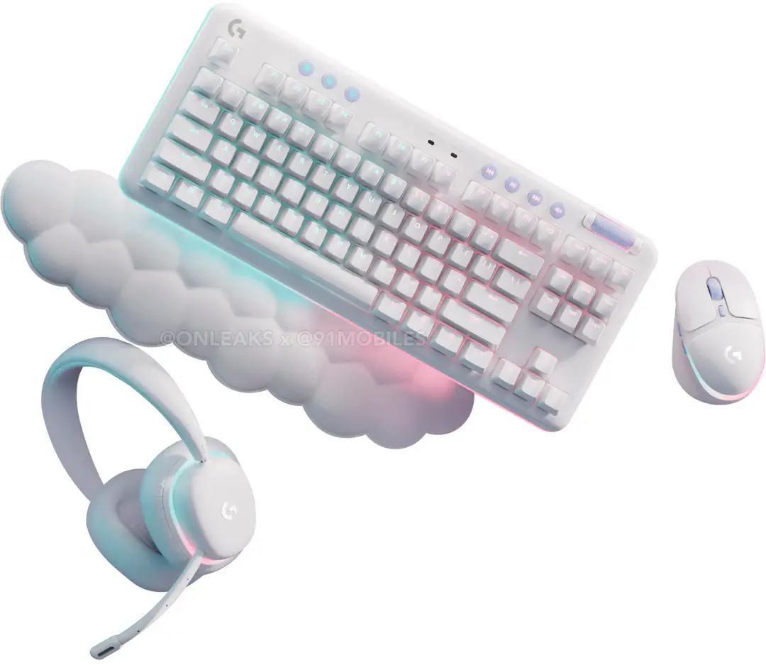 Logitech Aurora G700 Series Unveiled: New Renderings Revealed for Headphones, Keyboards, and Mice 1