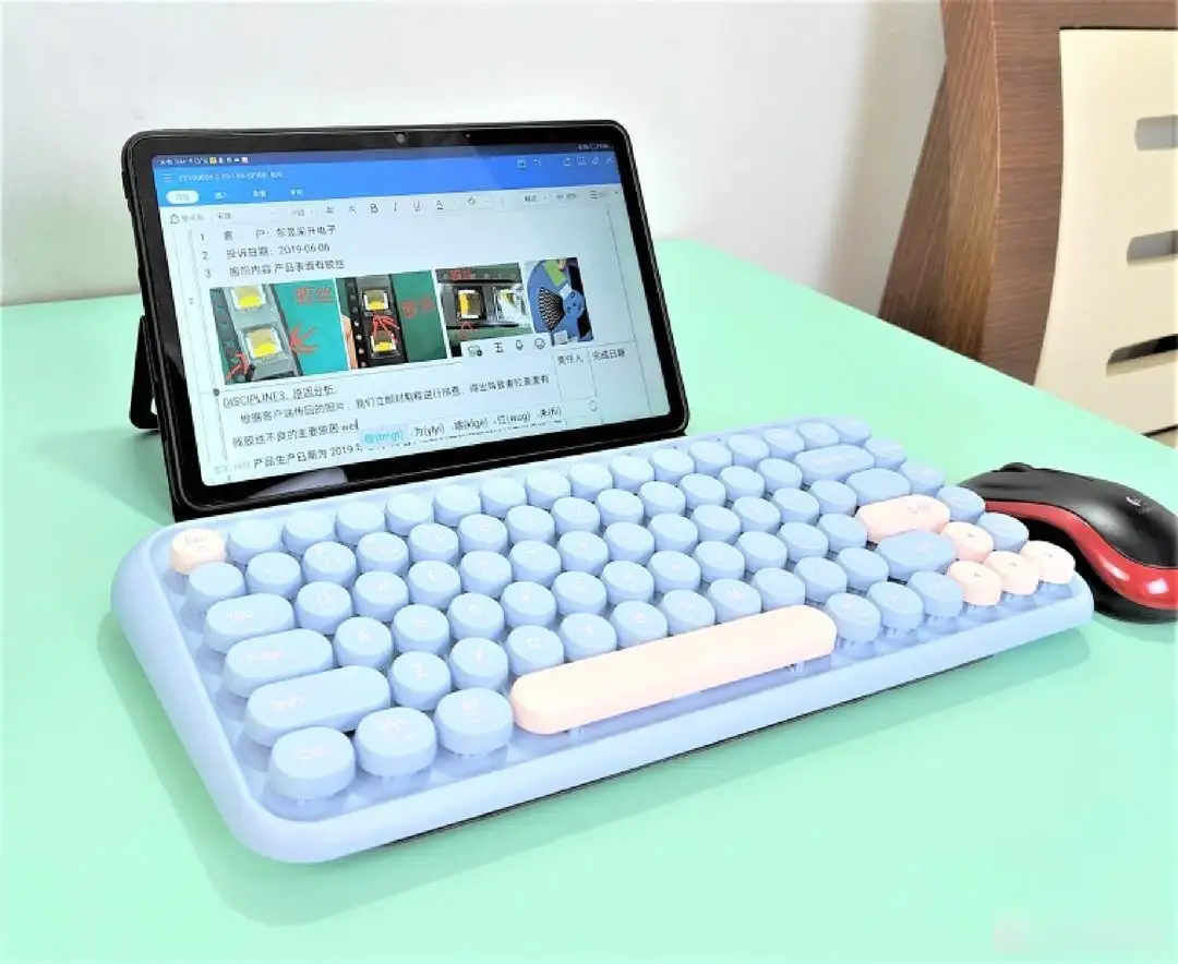 B.O.W K500D wireless keyboard, supports multi-device co-connection + super high value, more pleasant between fingers 1